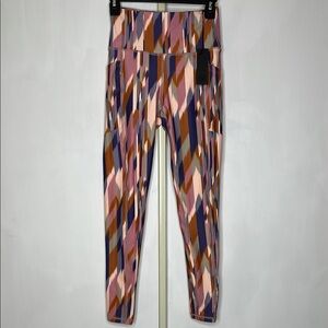 Colorful Geometric Pattern Yoga Pants/Leggings